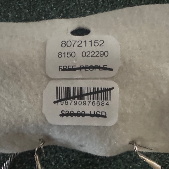 Free People Twisted Silver Hoop Earrings - Picture 3 of 3